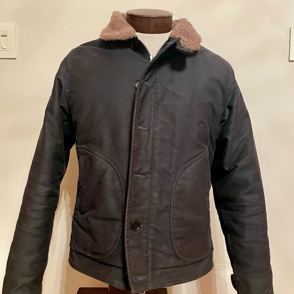 Iron Heart N1 Whipcord Deck Jacket - LARGE